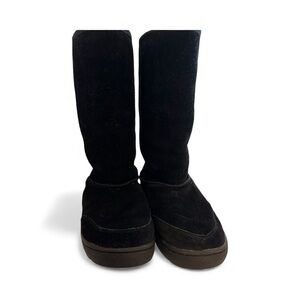 PAWZ by Bear Paws Women’s Black Suede Boots Sz 10